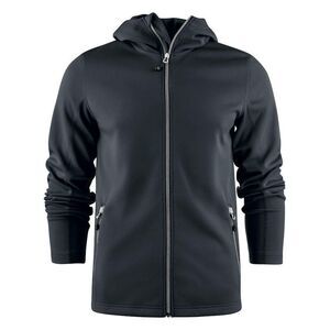 Printer RED Mens Layback Hoodie / Black